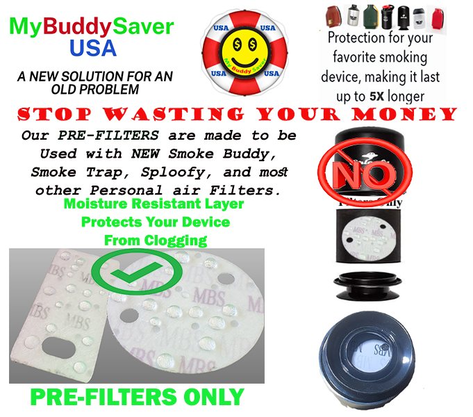 Sploofy Original Disposable MBS Pre-Filters