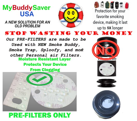 Sploofy Original Disposable MBS Pre-Filters