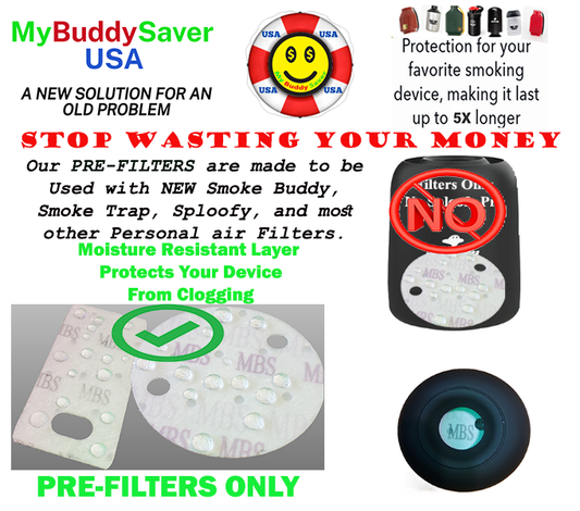 Sploofy Pro Disposable MBS Pre-Filters