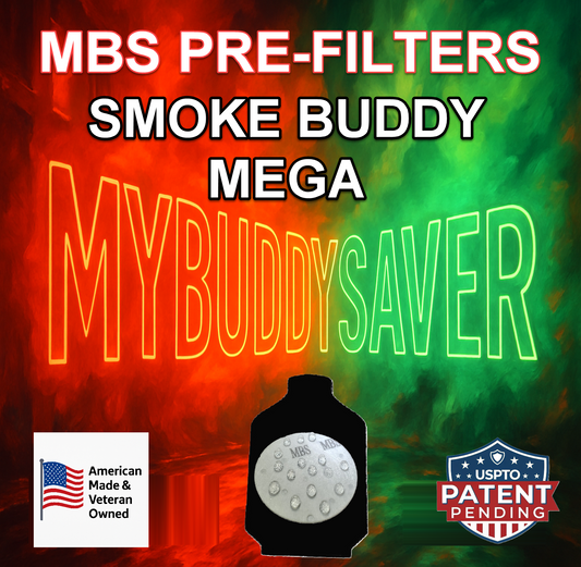 Smoke Buddy Mega Disposable MBS Pre-Filters