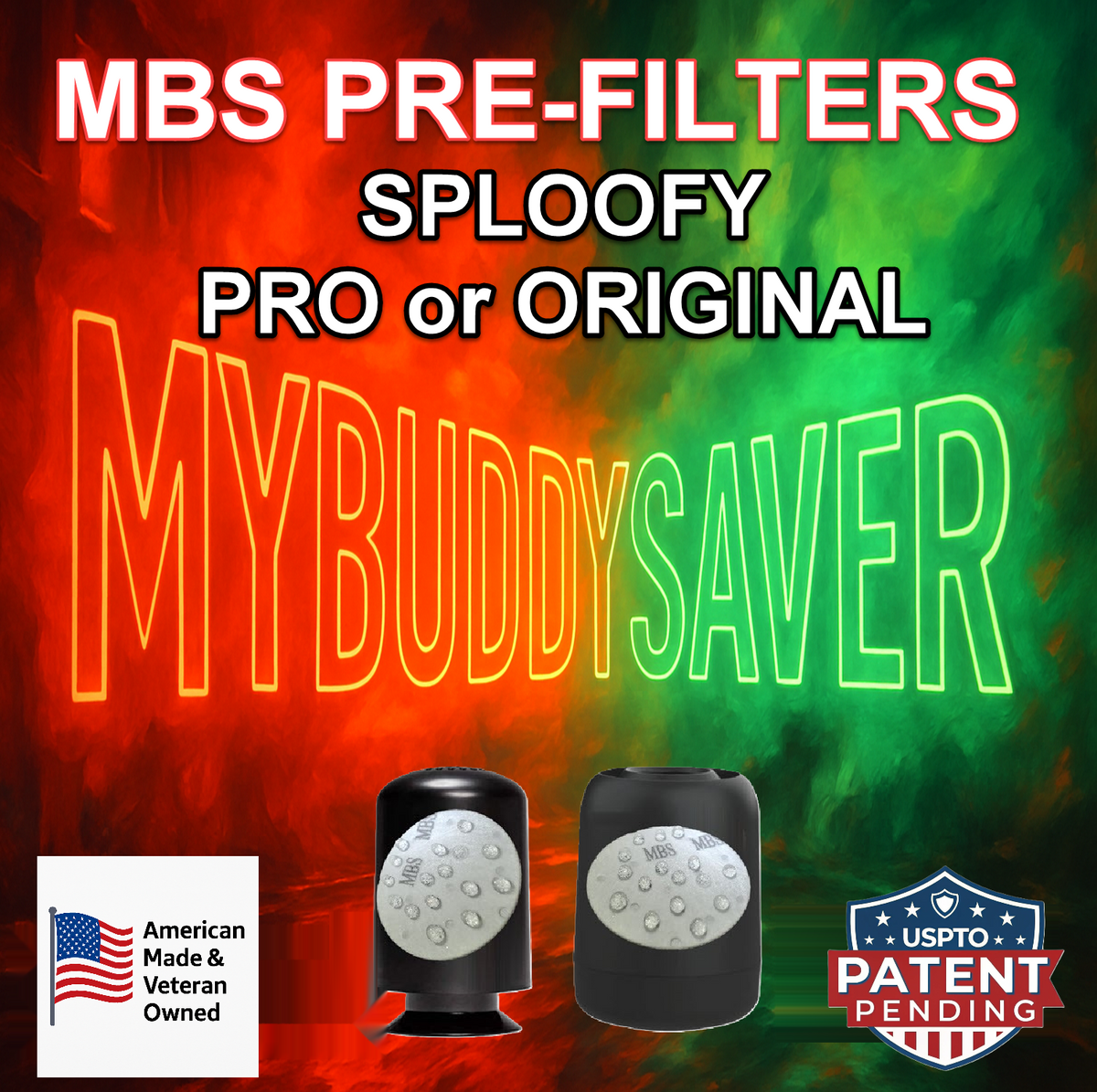 Sploofy Pro Disposable MBS Pre-Filters – MyBuddySaverUSA.com
